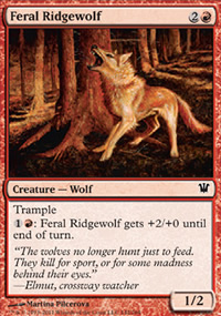 Feral Ridgewolf - Innistrad