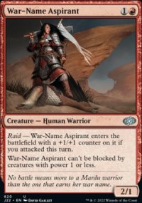 War-Name Aspirant - 