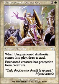 Unquestioned Authority - Judgment