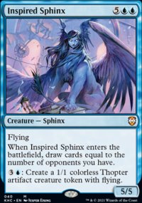 Inspired Sphinx - Kaldheim Commander Decks