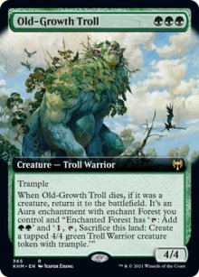 Old-Growth Troll - Kaldheim