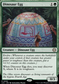 Dinosaur Egg 2 - Lost Caverns of Ixalan Commander Decks