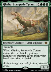 Ghalta, Stampede Tyrant 1 - The Lost Caverns of Ixalan