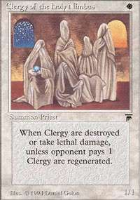 Clergy of the Holy Nimbus - Legends