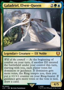 Galadriel, Elven-Queen 1 - The Lord of the Rings Commander Decks