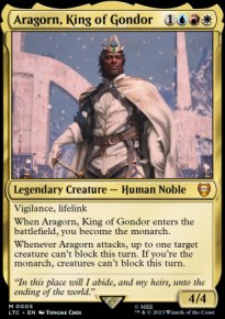 Aragorn, King of Gondor - The Lord of the Rings Commander Decks