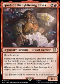 Gimli of the Glittering Caves 1 - The Lord of the Rings Commander Decks