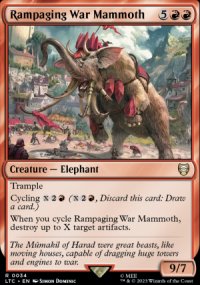 Rampaging War Mammoth 1 - The Lord of the Rings Commander Decks