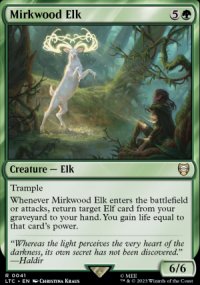 Mirkwood Elk 1 - The Lord of the Rings Commander Decks