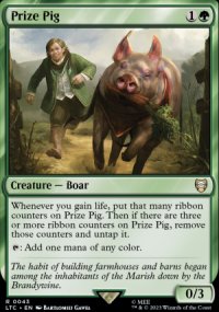 Prize Pig 1 - The Lord of the Rings Commander Decks