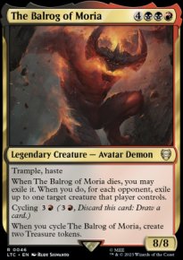 The Balrog of Moria 1 - The Lord of the Rings Commander Decks