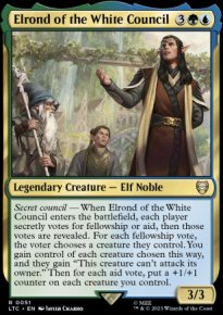 Elrond of the White Council 1 - The Lord of the Rings Commander Decks