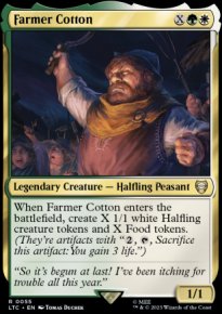 Farmer Cotton 1 - The Lord of the Rings Commander Decks