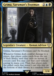 Gríma, Saruman's Footman 1 - The Lord of the Rings Commander Decks