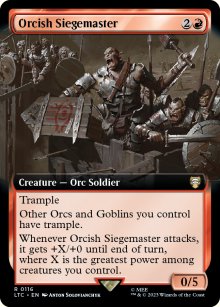 Orcish Siegemaster 2 - The Lord of the Rings Commander Decks