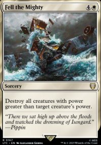 Fell the Mighty - The Lord of the Rings Commander Decks