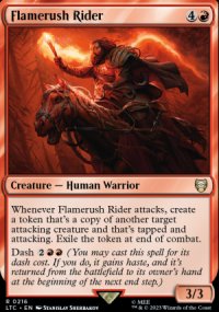 Flamerush Rider - The Lord of the Rings Commander Decks