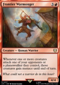 Frontier Warmonger - The Lord of the Rings Commander Decks