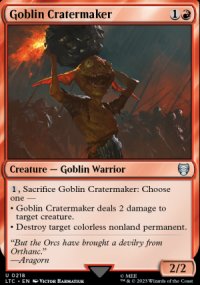 Goblin Cratermaker - The Lord of the Rings Commander Decks