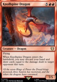 Knollspine Dragon - The Lord of the Rings Commander Decks
