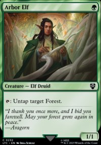 Arbor Elf - The Lord of the Rings Commander Decks