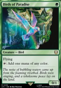Birds of Paradise - The Lord of the Rings Commander Decks
