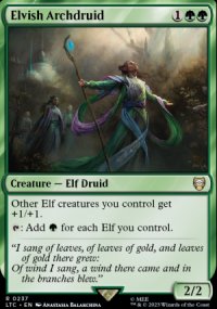 Elvish Archdruid - The Lord of the Rings Commander Decks