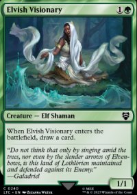 Elvish Visionary - The Lord of the Rings Commander Decks