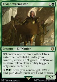 Elvish Warmaster - The Lord of the Rings Commander Decks