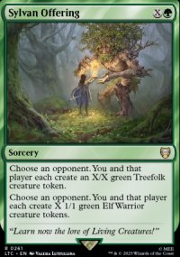 Sylvan Offering - The Lord of the Rings Commander Decks