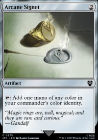 Arcane Signet - The Lord of the Rings Commander Decks