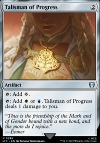 Talisman of Progress - The Lord of the Rings Commander Decks