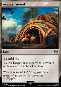 Access Tunnel - The Lord of the Rings Commander Decks