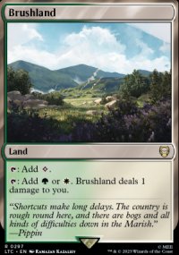 Brushland - The Lord of the Rings Commander Decks
