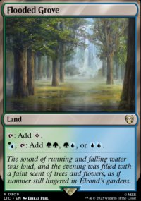 Flooded Grove - The Lord of the Rings Commander Decks