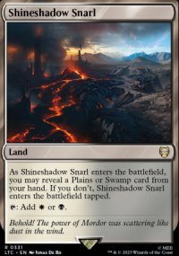 Shineshadow Snarl - The Lord of the Rings Commander Decks