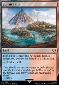 Sulfur Falls - The Lord of the Rings Commander Decks