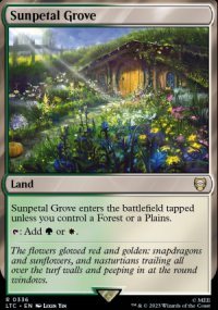Sunpetal Grove - The Lord of the Rings Commander Decks