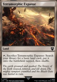 Terramorphic Expanse - The Lord of the Rings Commander Decks