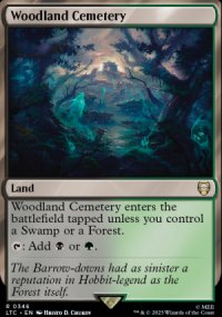 Woodland Cemetery - The Lord of the Rings Commander Decks