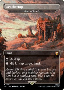 Deserted Temple - The Lord of the Rings Commander Decks