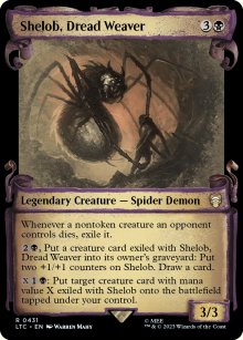 Shelob, Dread Weaver 3 - The Lord of the Rings Commander Decks