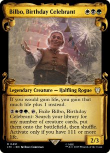 Bilbo, Birthday Celebrant 3 - The Lord of the Rings Commander Decks