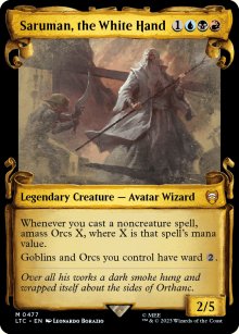 Saruman, the White Hand - The Lord of the Rings Commander Decks