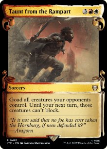 Taunt from the Rampart 3 - The Lord of the Rings Commander Decks