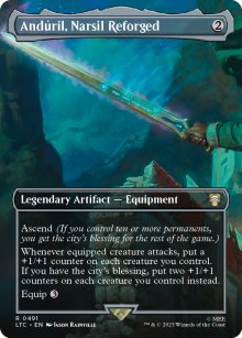 Andúril, Narsil Reforged - The Lord of the Rings Commander Decks