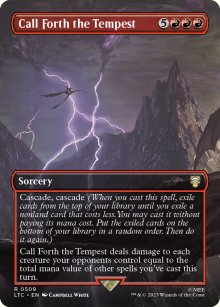 Call Forth the Tempest 1 - The Lord of the Rings Commander Decks