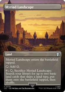 Myriad Landscape - The Lord of the Rings Commander Decks