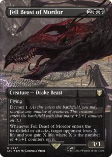 Fell Beast of Mordor - The Lord of the Rings Commander Decks