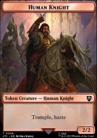 Human Knight - The Lord of the Rings Commander Decks
